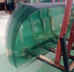 Гнутое каленое стекло